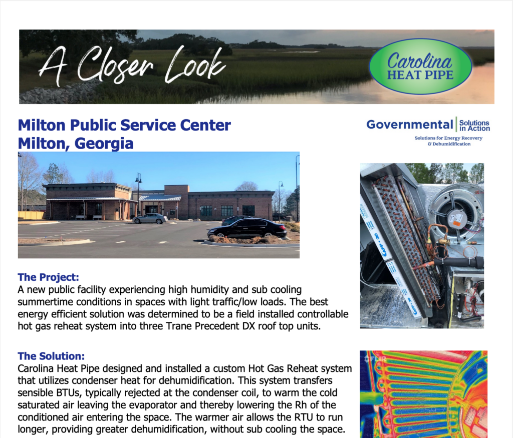 case study with commerical building in Milton GA